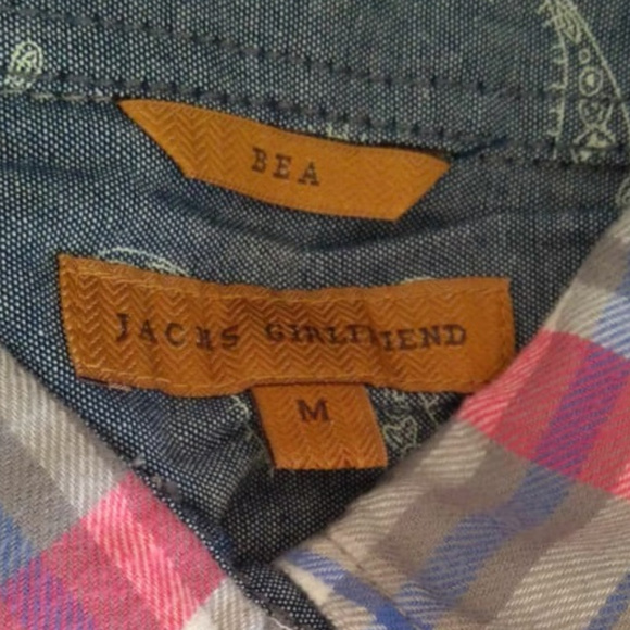 Jachs Girlfriend BEA Flannel Button Snap Shirt - Picture 3 of 8
